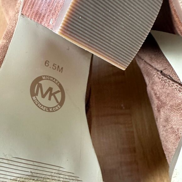 Michael Kors Dover Studded Faux Suede Boot - Picture 8 of 11